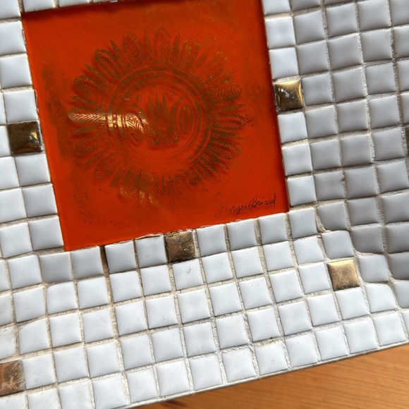 Vintage mcm vintage George’s briard tiled plate - Picture 3 of 8